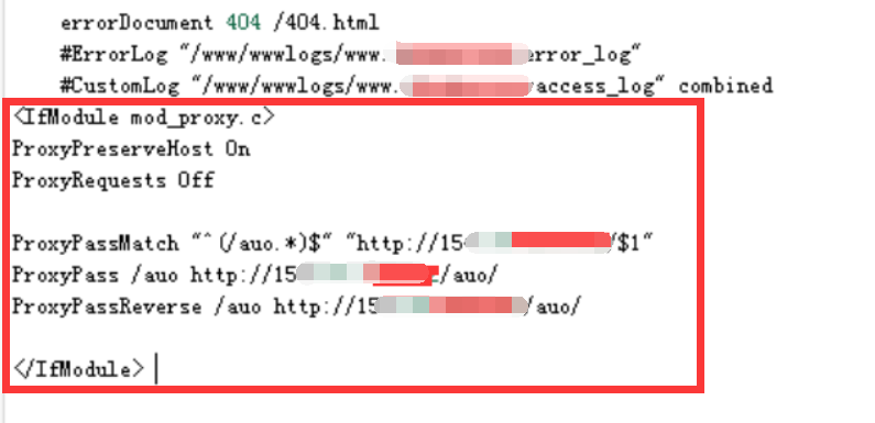 apache反向代理